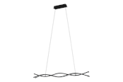 Lampor - EGLO LASANA 3 pendlande belysning - svart/vit - 99317