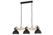 Lampor - EGLO LUBENHAM pendlande belysning - svart, brun - 43163