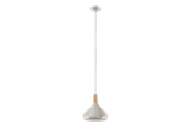 Lampor - EGLO SABINAR pendlande belysning - borstad silver/brun - 901181