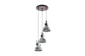 Lampor - EGLO BARNSTAPLE pendlande belysning - patinerad brun, svart/antik zink - 49647