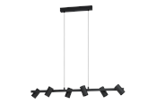 Lampor - EGLO GATUELA 1 long table pendant black - 99464