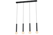 Lampor - EGLO CORTENOVA pendlande belysning - svart - 98057
