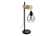 Lampor - EGLO TOWNSHEND 5 bordsbelysning - svart, brun - 44079