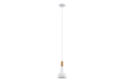 Lampor - EGLO SABINAR pendlande belysning - vit/brun - 901177