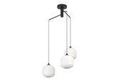 Lampor - EGLO MANTUNALLE pendlande belysning - svart/vit - 99368