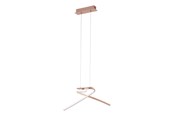 Lampor - EGLO PALOZZA pendlande belysning - roséguld/vit - 97362