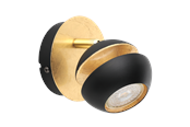 Lampor - EGLO NOCITO spot - svart, guld - 95482