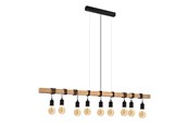 Lampor - EGLO TOWNSHEND pendlande belysning - brun, svart - 49744