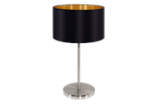 Lampor - EGLO MASERLO bordsbelysning - matt nickel/svart, guld - 31627