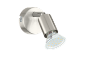 Glödlampor - EGLO LED-glödlampa BUZZ-LED spot - matt nickel GU10 - 92595