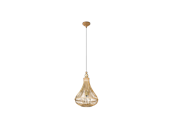 Lampor - EGLO AMSFIELD pendlande belysning - brun/brun - 49772
