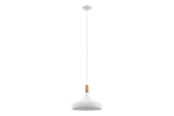 Lampor - EGLO SABINAR pendlande belysning - vit/brun - 901179