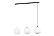 Lampor - EGLO MANTUNALLE pendlande belysning - svart/vit - 99367