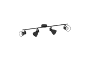 Lampor - EGLO SERAS 2 spot - svart - 98408