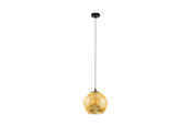 Lampor - EGLO ALBARACCIN pendlande belysning - svart/guldfärgad - 98523