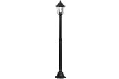 Lampor - EGLO NAVEDO golvlampor - svart, silverpatinerad/klar - 93464
