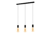 Lampor - EGLO POZUETA pendlande belysning - svart - 98662