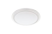 Lampor - EGLO COMPETA-C Vägg- och takbelysning - vit/vit, silver, klar - 96818