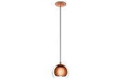 Lampor - EGLO ROCAMAR pendlande belysning - koppar/klar - 94589
