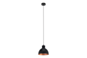 Lampor - EGLO TRURO 1 pendlande belysning - svart, koppar - 49238