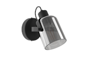 Lampor - EGLO BERREGAS spot - svart, krom/svart-transparent - 99052