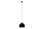 Lampor - EGLO ROCCAFORTE pendlande belysning - svart, guld - 97845