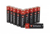 Battery - Verbatim battery - 10 x AA / LR6 - Alkaline - 49875