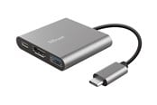 Dockning - Trust Dalyx 3-in-1 Multiport USB-C Adapter - 23772
