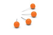 Konferens & Presentation - Nobo Kartnålar, orange (100 st) - 1905329