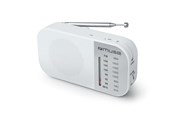 DAB, Nätverk & Klockradio - Muse M-025 RW - FM/MW - Vit - M-025 RW