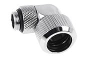 DIY vattenkylning - Alphacool Eiszapfen 16 mm HardTube compression fitting 90° rotatable G1/4 - liquid cooling system compression angled fitting - 17394