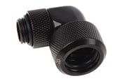 DIY vattenkylning - Alphacool Eiszapfen 16 mm HardTube compression fitting 90° rotatable G1/4 - liquid cooling system compression angled fitting - 17395
