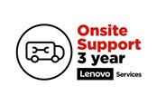 Tjänster och support - Lenovo Onsite Upgrade - extended service agreement - 3 years - on-site - 5WS0V07840