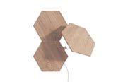 Smarta Hem - Nanoleaf Elements - Wood Look Hexagons Expansion Pack (3 Panels) - NL52-E-0001HB-3PK