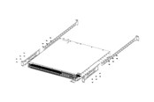 Nätverks tillbehör - Extreme Networks rack mounting kit (4 post) - XN-4P-RMKIT-005