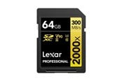 Flashram & USB Flash Drives - Lexar Professional Gold 2000x SD - 300MB/s - 64GB - LSD2000064G-BNNNG