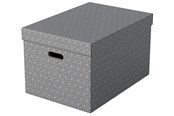 Arkivering & Förvaring - Esselte Hemförvaringsbox Large, 3-pack Grå - 628287