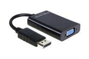 Displaykabel - DeLOCK Adapter Displayport male > VGA 15 pin female - DisplayPort adapter - 21 cm - 65439
