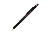 Skriv- och ritverktyg - Rotring rOtring 800+ mekanisk penna och pekskärmspenna | Vrid-för-att-dra in HB 0,5 mm drivpenna | Svart metallfat - 1900181
