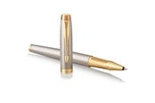Skriv- och ritverktyg - Parker IM Roller | Premium Varmt Silver | Fin spets med svart bläck | Presentförpackning - 1931686