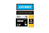Papper, Fotopapper & Etiketter - DYMO Dymo Rhino permanent polyester 19 mm x 5.5 m - svart på klar - 622290