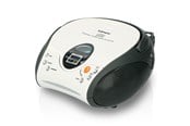 CD-spelare - Lenco SCD-24 portable FM radio/CD player - White/Black - SCD-24 white