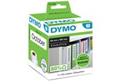 Papper, Fotopapper & Etiketter - DYMO LabelWriter-originaletiketter för pärmar | 59 mm × 190 mm | Självhäftande | Rulle med 110 etiketter - S0722480