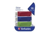 USB-minne - Verbatim Slider - 16GB - USB-minne - 49326