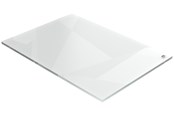 Konferens & Presentation - Nobo Transparent Akryl Mini Whiteboard Desktop Notepad A4 - 1915611