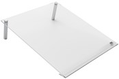 Konferens & Presentation - Nobo Transparent akryl mini whiteboard vinklad skrivbordsnotebad A4 - 1915612