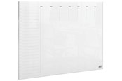 Konferens & Presentation - Nobo Transparent Mini Whiteboard Veckoplanerare A4 - 1915614