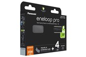 Battery - Panasonic eneloop pro BK-3HCDEC4BE battery - 4 x AA type - NiMH - BK-3HCDEC4BE