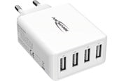Mobile - Adapters & Chargers - ANSMANN HOME CHARGER HC430 USB- LADER / NETDEL 4 USB-PORTE - 1001-0113