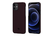 Mobile - Covers & Cases - PITAKA Apple iPhone 12 MagEZ Case - Black/Red Twill - KI1203M